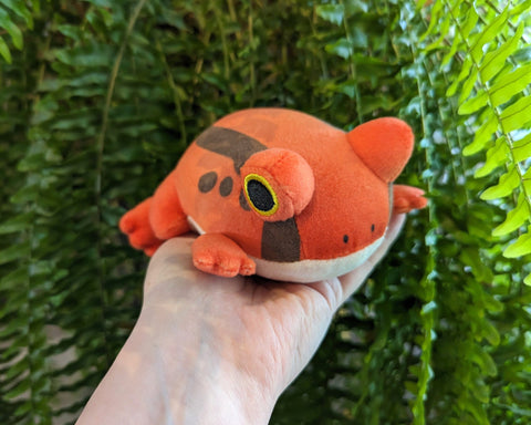 Tomato Frog Plush - Herpetoflora ii