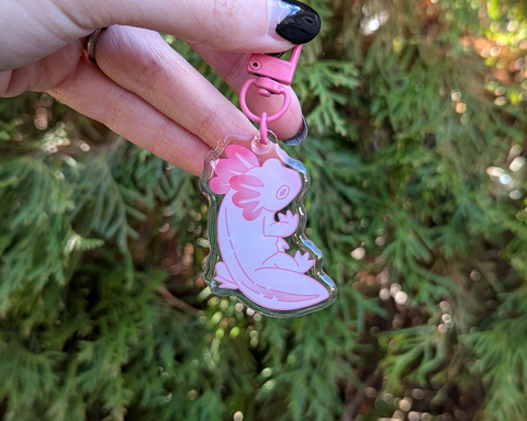 Frogscapes Series 8 - 2" Epoxy Acrylic Charm Keychains