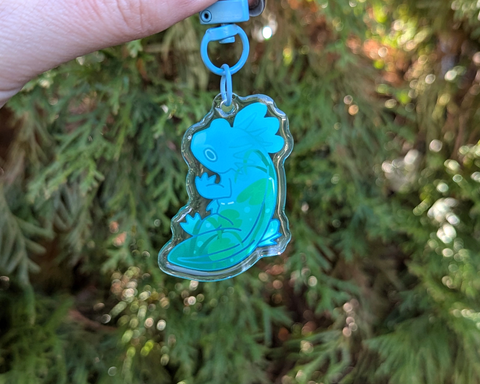 Frogscapes Series 8 - 2" Epoxy Acrylic Charm Keychains