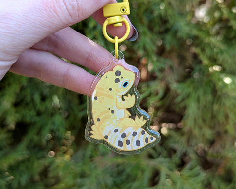 Frogscapes Series 9 - 2" Epoxy Acrylic Charm Keychains