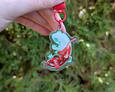 Frogscapes Series 9 - 2" Epoxy Acrylic Charm Keychains