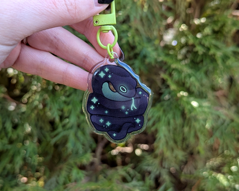 Frogscapes Series 9 - 2" Epoxy Acrylic Charm Keychains