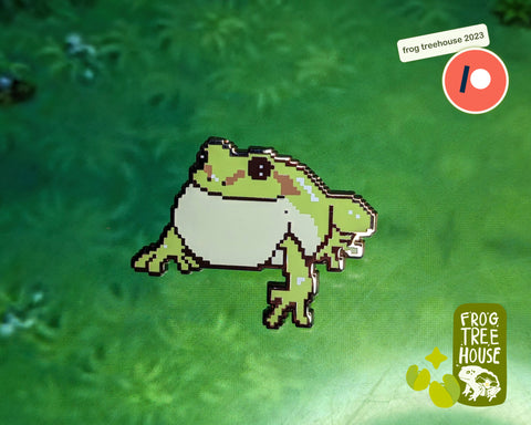 Pixel Frog - May 2023 Patreon Pin