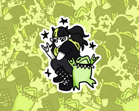 Spookies Girly 3" Matte Die-Cut Vinyl Sticker