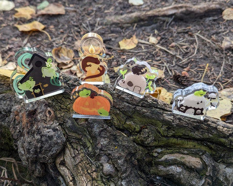 Spooky Neighbourhood - Thick Acrylic Standees Halloween 2024