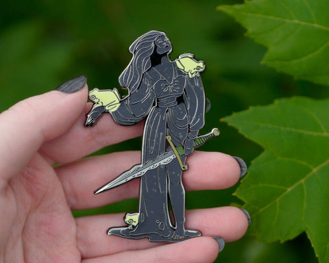 Lady of Frog : Ruins Enamel Pin Collection