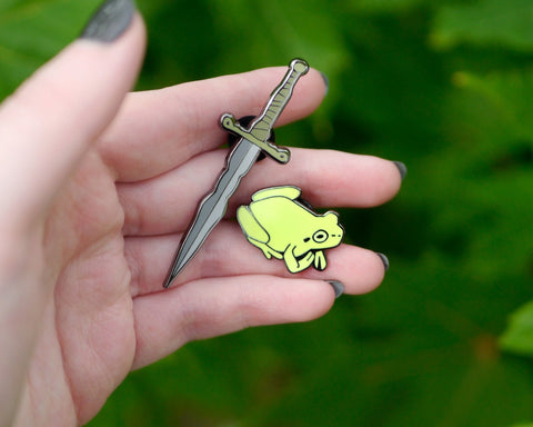 Frogsword Mini Pin Set : Ruins Enamel Pin Collection