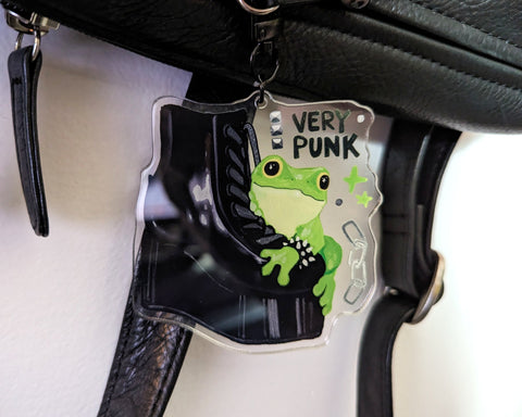 Very Punk 3" Acrylic Charm Keychain