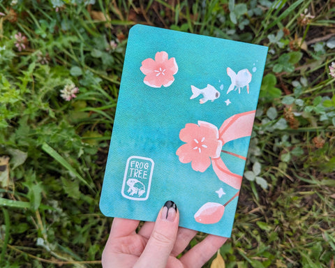 Sakuralotl - A6 Mini Lined Notebook