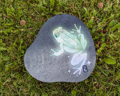 Pebble Frog - Printed Mousepad