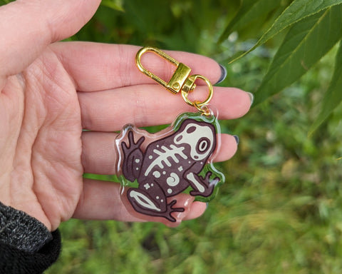 Frogscapes Series 2 - 2" Epoxy Acrylic Charm Keychain