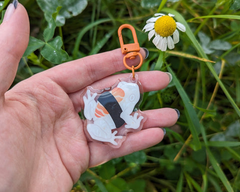 Frogscapes Series 4 - 2" Epoxy Acrylic Charm Keychain