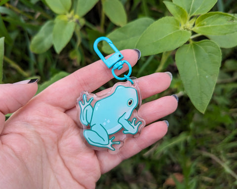 Frogscapes Series 3 - 2 Epoxy Acrylic Charm Keychain