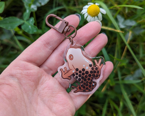 Frogscapes Series 4 - 2" Epoxy Acrylic Charm Keychain